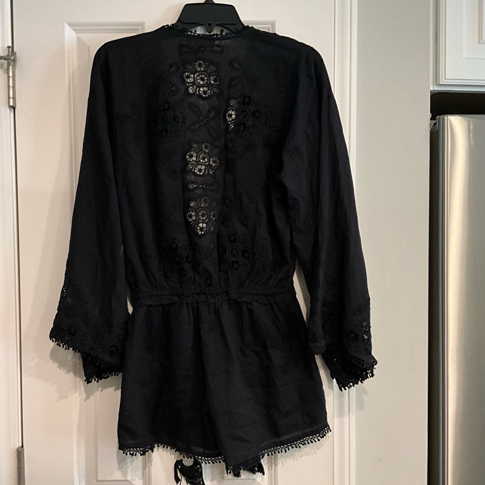 Ramy Brook Black Romper